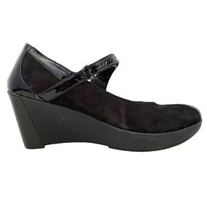 Naot Suede Mary Jane Wedge